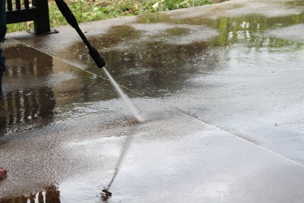 Concrete Deck Cleaning